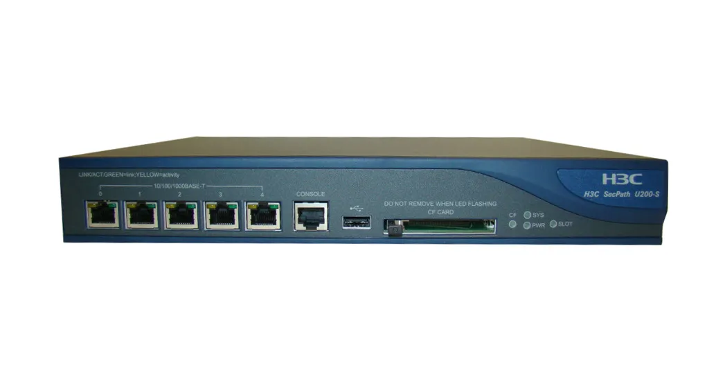 JD273A - HP U200-S 5 x Ports 1000Base-T + 1 x Port RJ-45 Console 1U Rack-mountable Unified Threat Management Appliance