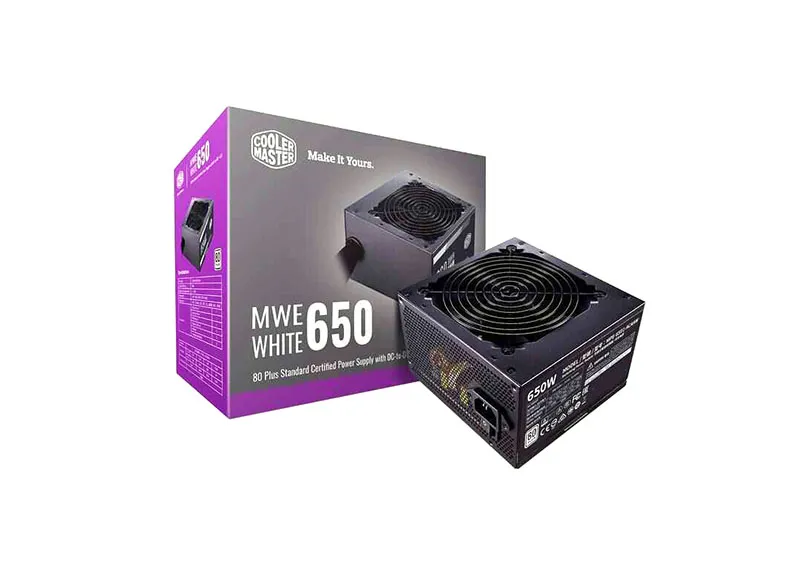 MPE-6501-ACAAW-US - Cooler Master MWE White 650-Watts 100-240V ATX PSU