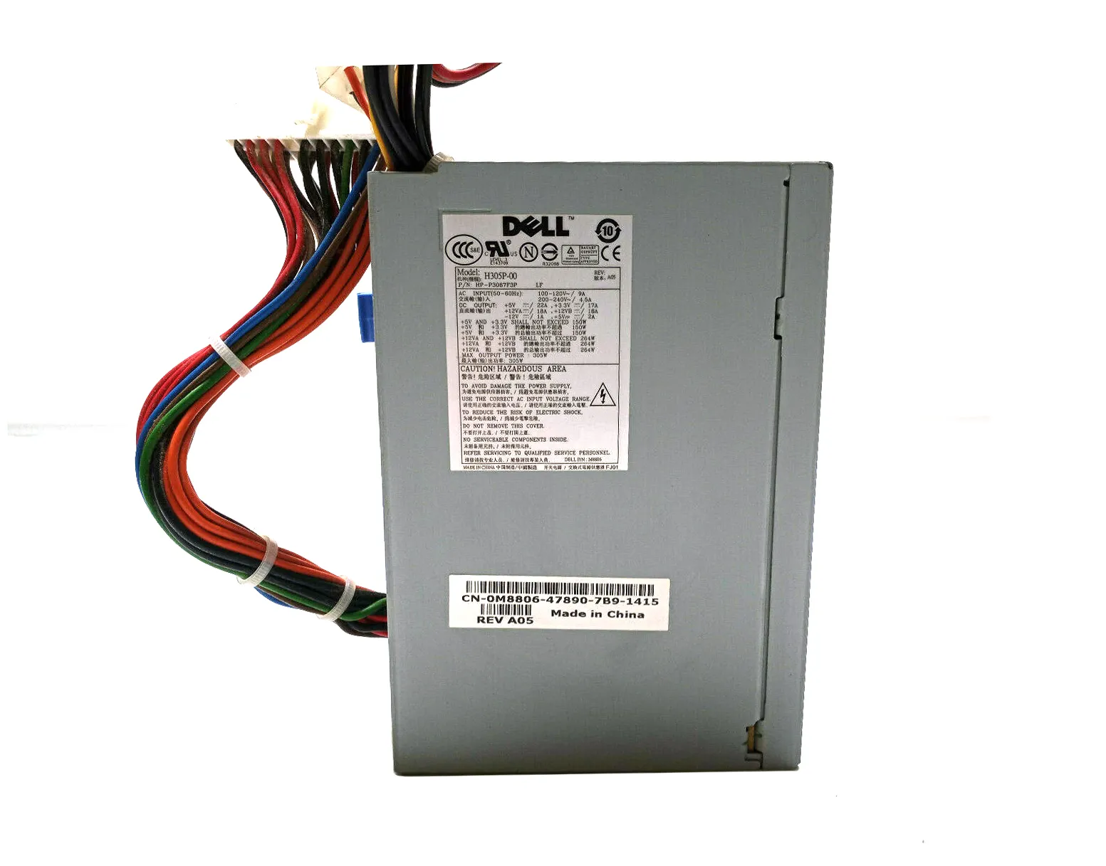 M8806 - Dell 305-Watts 24-Pin ATX Power Supply For OptiPlex GX320