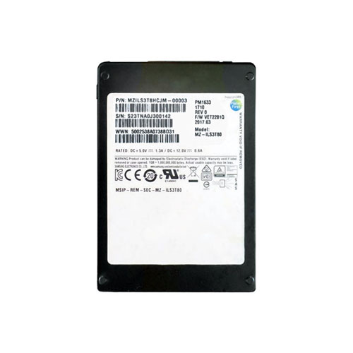 MZILS3T8HCJM-00003 - Samsung 3.84TB PM1633 2.5in TLC 12Gb/s SAS SSD