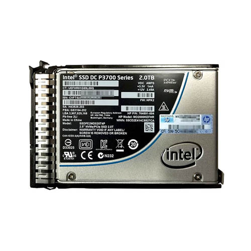 764891-004 - HP 2TB PCIe NVMe WI 2.5-inch SSD