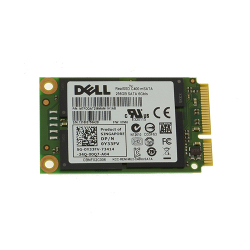 Y33FV - Dell 256GB mSATA Mini-PCI Express Solid State Drive