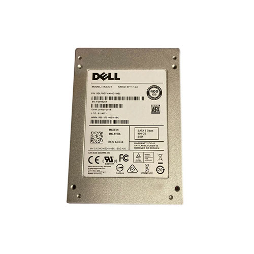 J03HG - Dell 400GB MLC SATA 6Gb/s MU 2.5-Inch SSD