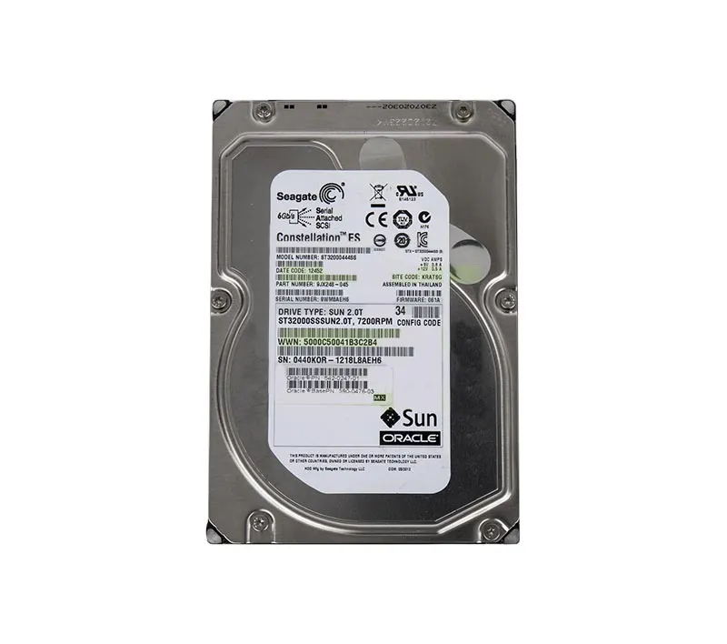 390-0476 - Sun 2TB 7200RPM SAS 6Gb/s 3.5-in Hard Drive