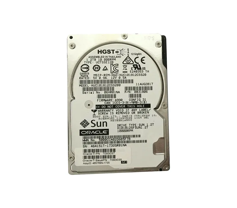 7093035 - Sun 1.2TB 10000RPM SAS 12Gb/s 2.5-in Hard Drive