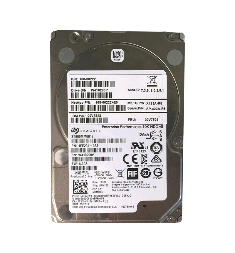 0V7529 - NetApp 900GB 10000RPM SAS 6Gb/s 2.5-Inch Hard Drive