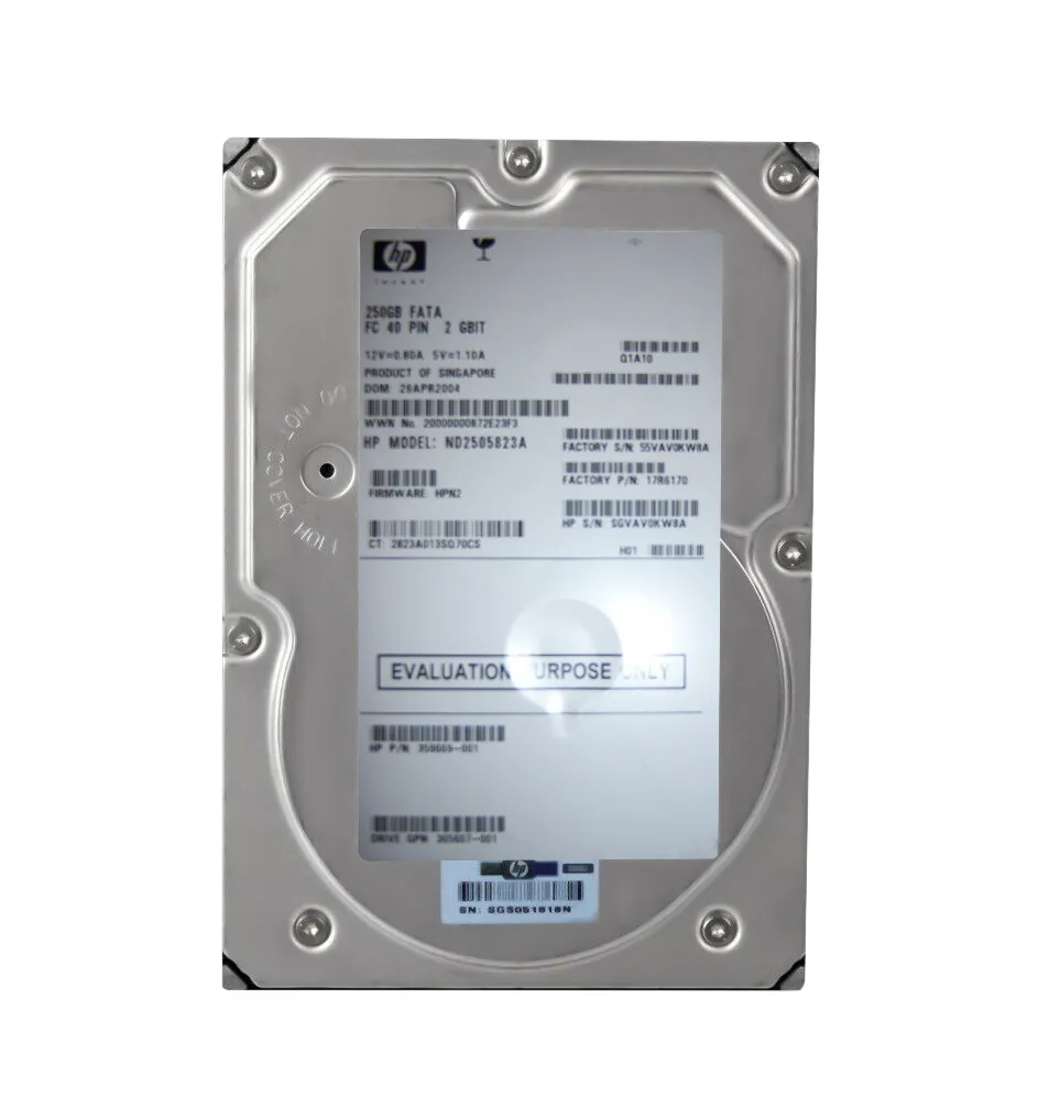 ND2505823A - HP 250GB 10000RPM Fibre Channel 2Gb/s 3.5-in Hard Drive