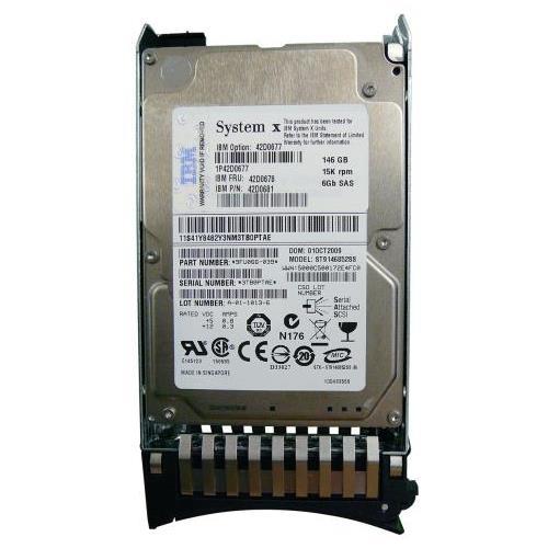 42D0678 - IBM 146GB 15000RPM SAS 6Gb/s 16MB Cache 2.5-Inch Hard Drive