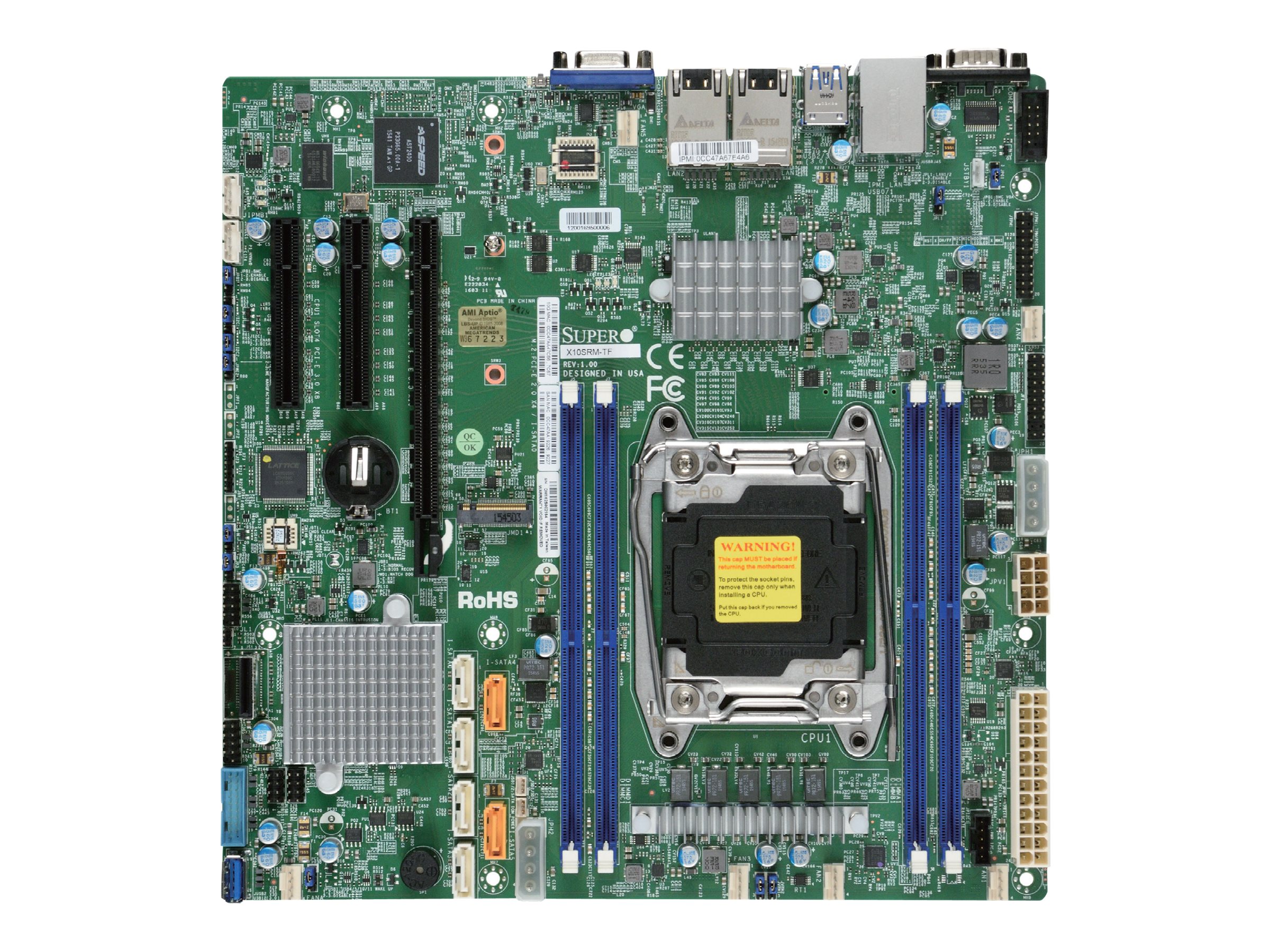 MBD-X10SRM-TF-O - Supermicro LGA2011 C612 Chipset M-ATX Motherboard