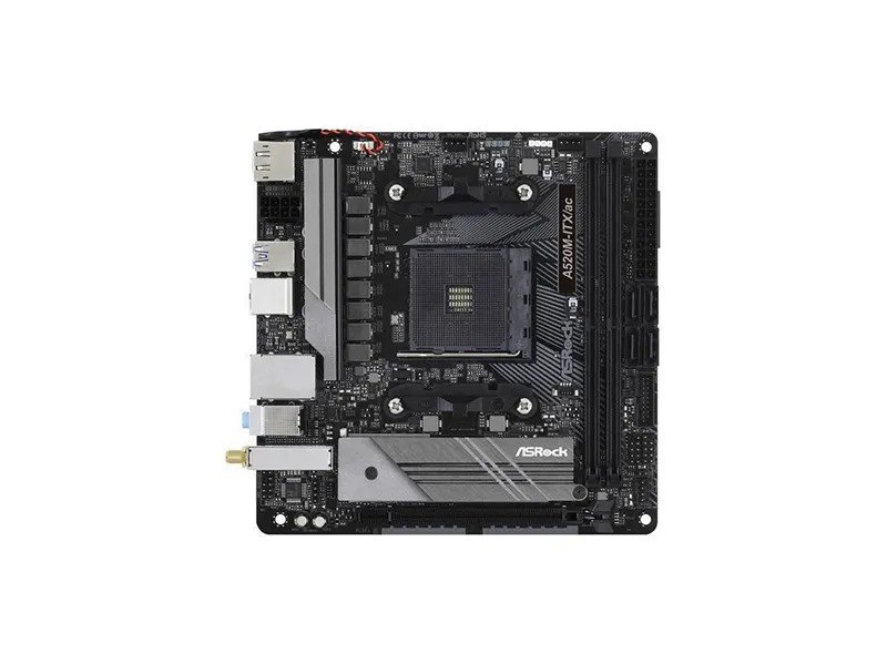 A520M-ITX/ac - ASRock Socket AM4 A520 Chipset Mini-ITX Motherboard