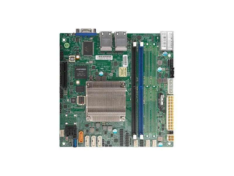 A2SDi-12C-HLN4F - Supermicro Socket FCBGA-1310 System on Chip Chipset Mini-ITX System Board (Motherboard) Supports Atom C3858 DDR4 4x DIMM