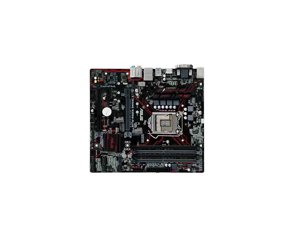 90MB0SI0-M0EAY0 - Asus PRIME B250M-PLUS Socket LGA1151 Intel B250 Chipset Micro-ATX System Board (Motherboard) Supports Core i7/i5/i3/Pentium/Celeron DDR4 4x DIMM