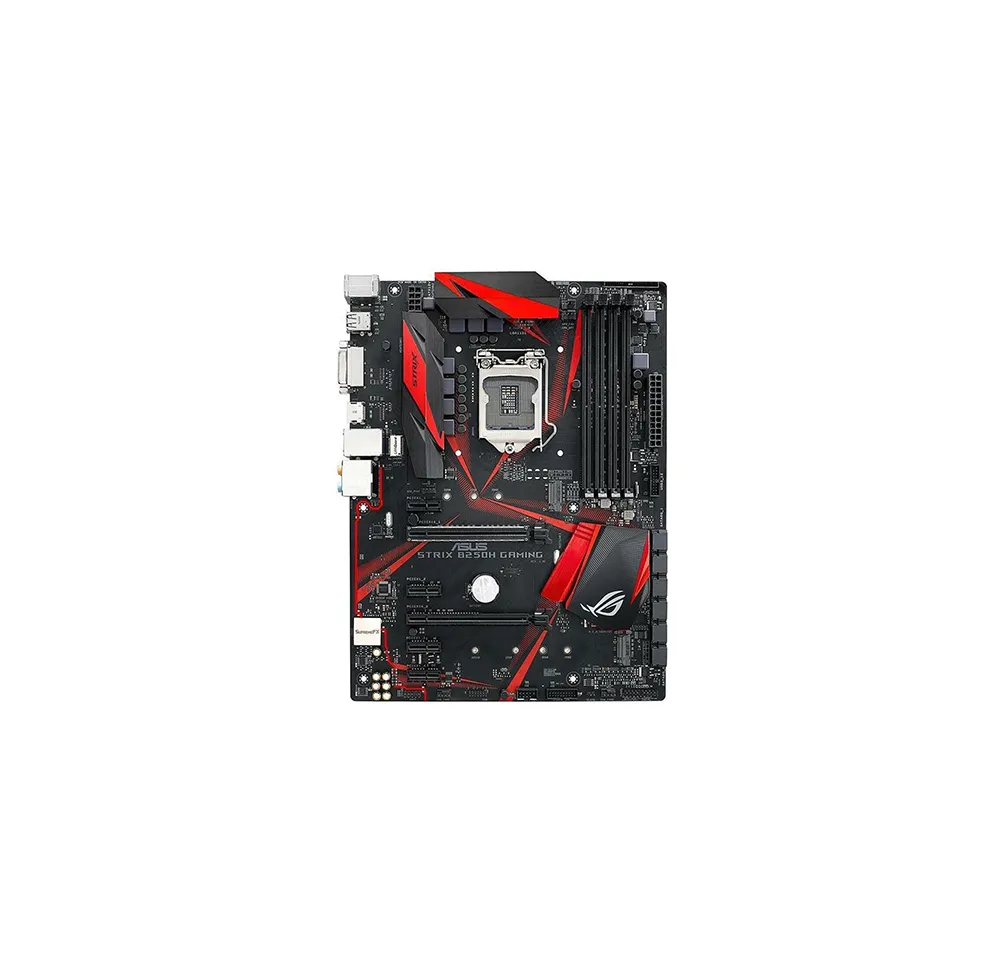 90MB0TS0-M0EAY0 - Asus ROG STRIX B250H GAMING Socket LGA1151 Intel B250 Chipset ATX System Board (Motherboard) Supports Core i7/i5/i3/Pentium/Celeron DDR4 4x DIMM