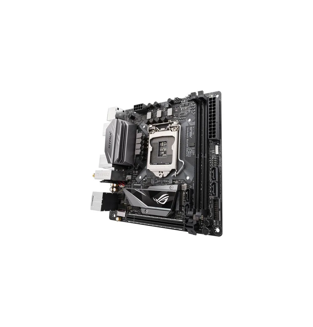 90MB0U10-M0EAY0 - Asus ROG STRIX H270I GAMING Socket LGA1151 Intel H270 Chipset Mini-ITX System Board (Motherboard) Supports Core i7/i5/i3/Pentium/Celeron DDR4 2x DIMM