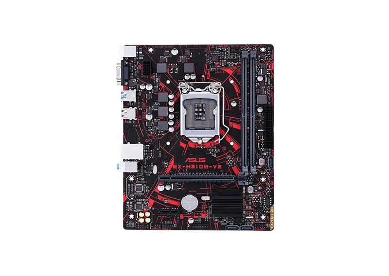 EX-H310M-V3 - Asus Socket LGA1151 Intel H310 Chipset Micro-ATX System Board (Motherboard) Supports Core i7/i5/i3/Pentium/Celeron DDR4 2x DIMM