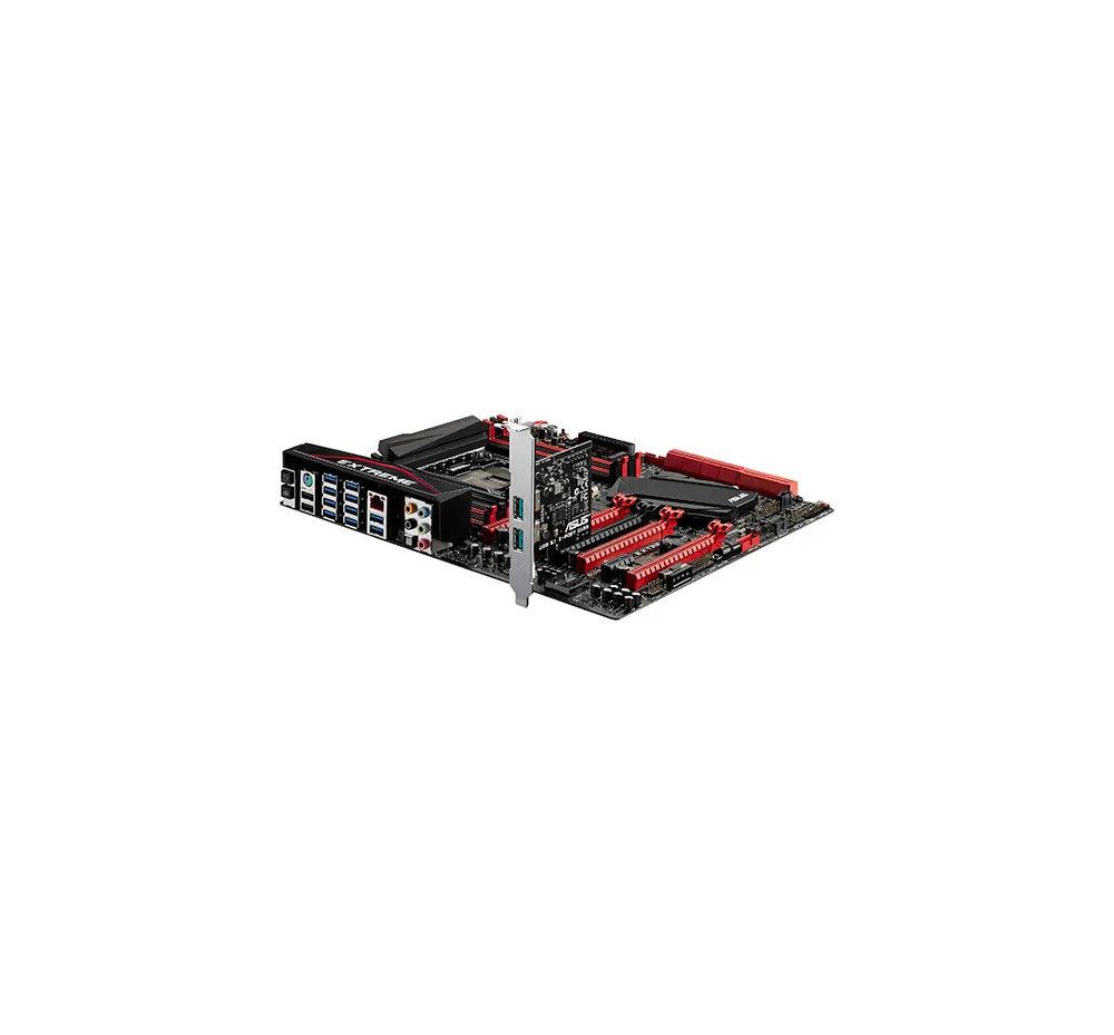 90MB0JG1-M0EAY0 - Asus RAMPAGE V EXTREME/U3.1 Socket LGA2011-3 Intel X99 Chipset EATX System Board (Motherboard) Supports Core i7 DDR4 8x DIMM