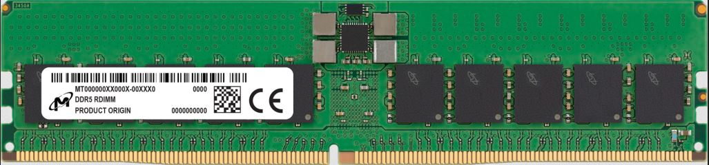 MTC40F2046S1RC48BA1R - Micron 64GB DDR5-4800/PC5-38400 ECC RMemory
