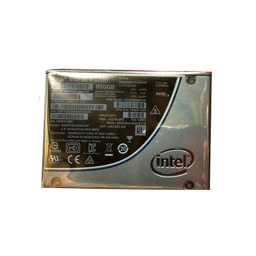 HP MO0800KEFHP 800GB Multi-Level Cell PCI Express NVMe Hot-Pluggable Solid State Drive for ProLiant Server