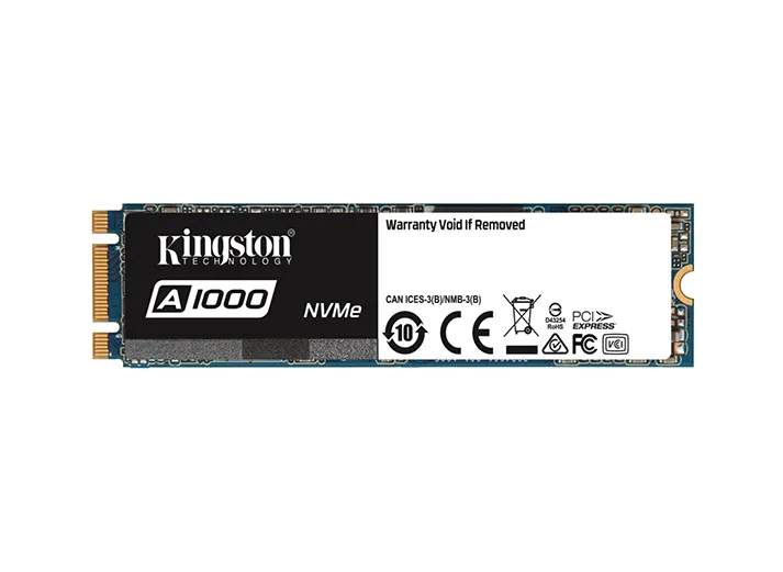 SA1000M8/480G - Kingston 480GB A1000 M.2 2280 TLC PCIe NVMe SSD