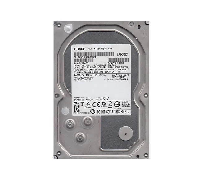 H3U20006472SE - Hitachi 2TB 7200RPM SATA 6Gb/s 3.5-in Hard Drive