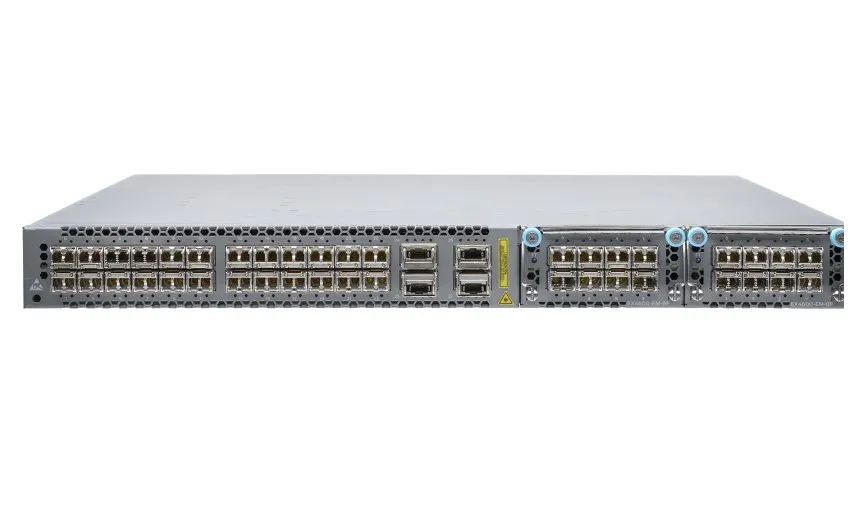 Juniper EX4600-40F-AFO EX4600 EX4600-40F 24 x SFP+ Ports + 4 x QSFP+ Ports + 2 Expansion Slots Layer 3 Managed Front to Back Airflow 1U Rack-mountable Gigabit Ethernet Network Switch