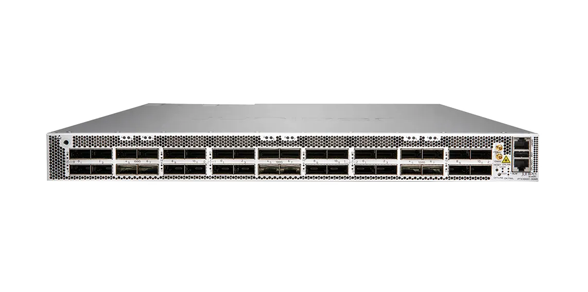 Juniper PTX10001-36MR-AC PTX10001 36 QSFP56-DD / QSFP28 multi-rate Ports base system Router with redundant AC Power supplies
