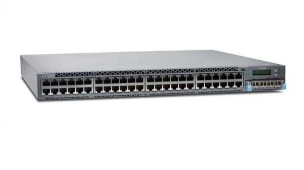 Juniper EX4300-48P EX4300 Series 48xPorts PoE 10/100/1000Base-T + 4xQSFP+ Ports Layer3 Managed 1U Gigabit Ethernet Switch