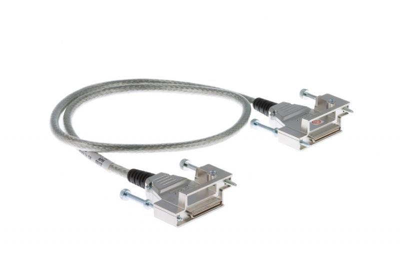 Cisco CAB-STACK-1M is a 1-meter StackWise stacking cable designed for Cisco Catalyst 3750, 3750-E, 3750-X, 3850, and 9300 Series switches.