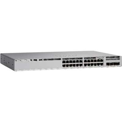 Cisco C9200L-24T-4G-E is a managed Layer 3 Gigabit switch with 24 x 1G Ethernet ports and 4 x 1G SFP uplinks, designed for secure and scalable enterprise networking