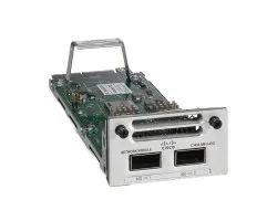 The Cisco C9300-NM-2Y is a 2-port network module for Catalyst 9300 Series switches, supporting 25 Gigabit Ethernet connectivity via SFP28 interfaces