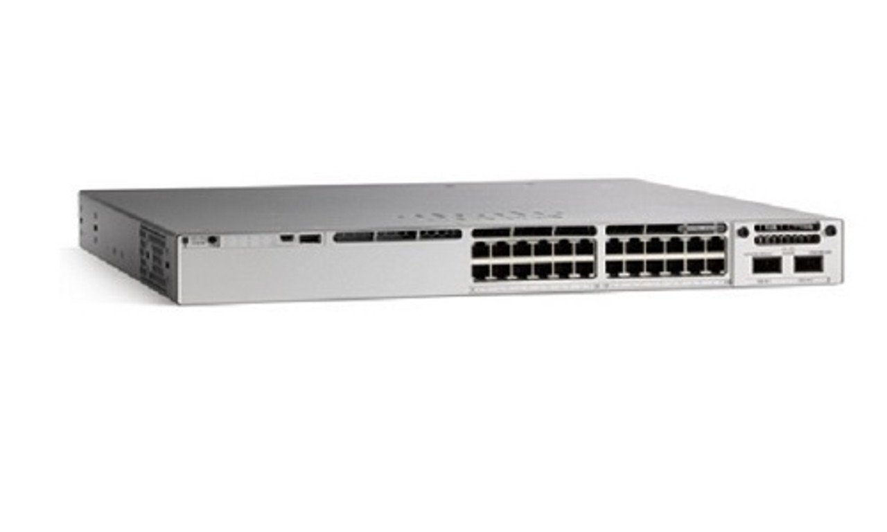 The Cisco Catalyst C9300L-24P-4X-A is a 24-port PoE+ Gigabit Ethernet switch with 4 x 10G SFP+ uplinks, tailored for secure and scalable enterprise networking.