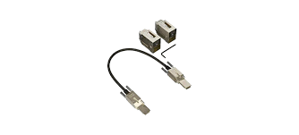 The Cisco Catalyst C9300L-STACK-KIT includes two stack adapters and one stacking cable, facilitating the interconnection of multiple Catalyst 9300L switches to form a single logical unit