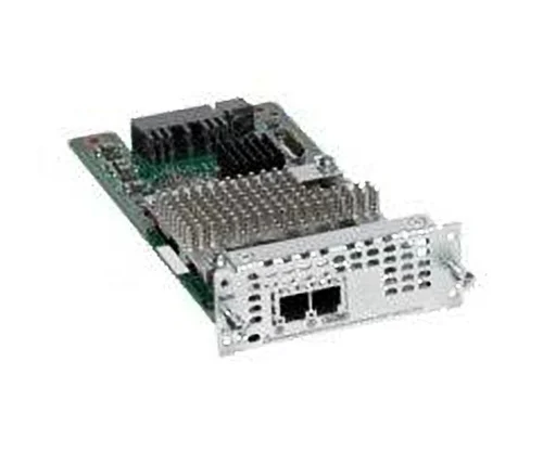 The Cisco NIM-4FXSP is a network interface module (NIM) that provides four 100 Mbps FX (Fast Ethernet) SFP ports for flexible, high-performance connectivity in Cisco routers