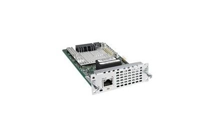 The Cisco NIM-1CE1T1-PRI is a Network Interface Module that provides a single E1/T1 PRI (Primary Rate Interface) port for digital voice and data connectivity in Cisco routers.