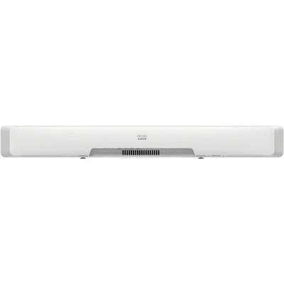 The Cisco CS-BARPRO-NR-K9 is a professional video bar for Cisco WebEx Rooms, offering high-quality video, audio, and content sharing capabilities with a sleek, all-in-one design for small to medium-sized meeting rooms